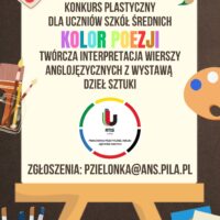 🎨📚 Konkurs plastyczny dla uczniów szkół średnich- KOLOR POEZJI