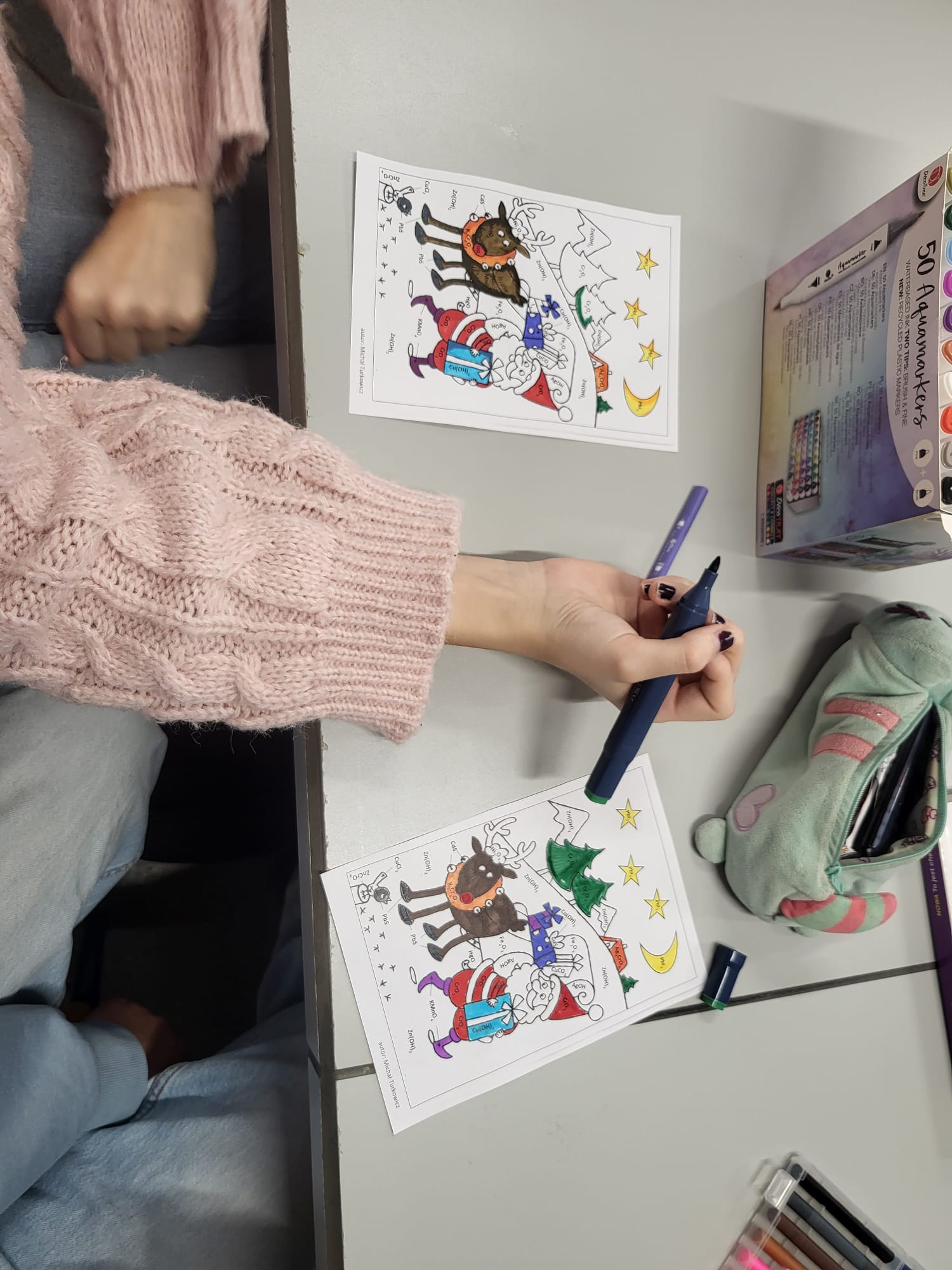 Uczyć się i utrwalać materiał można też w świątecznym klimacie.